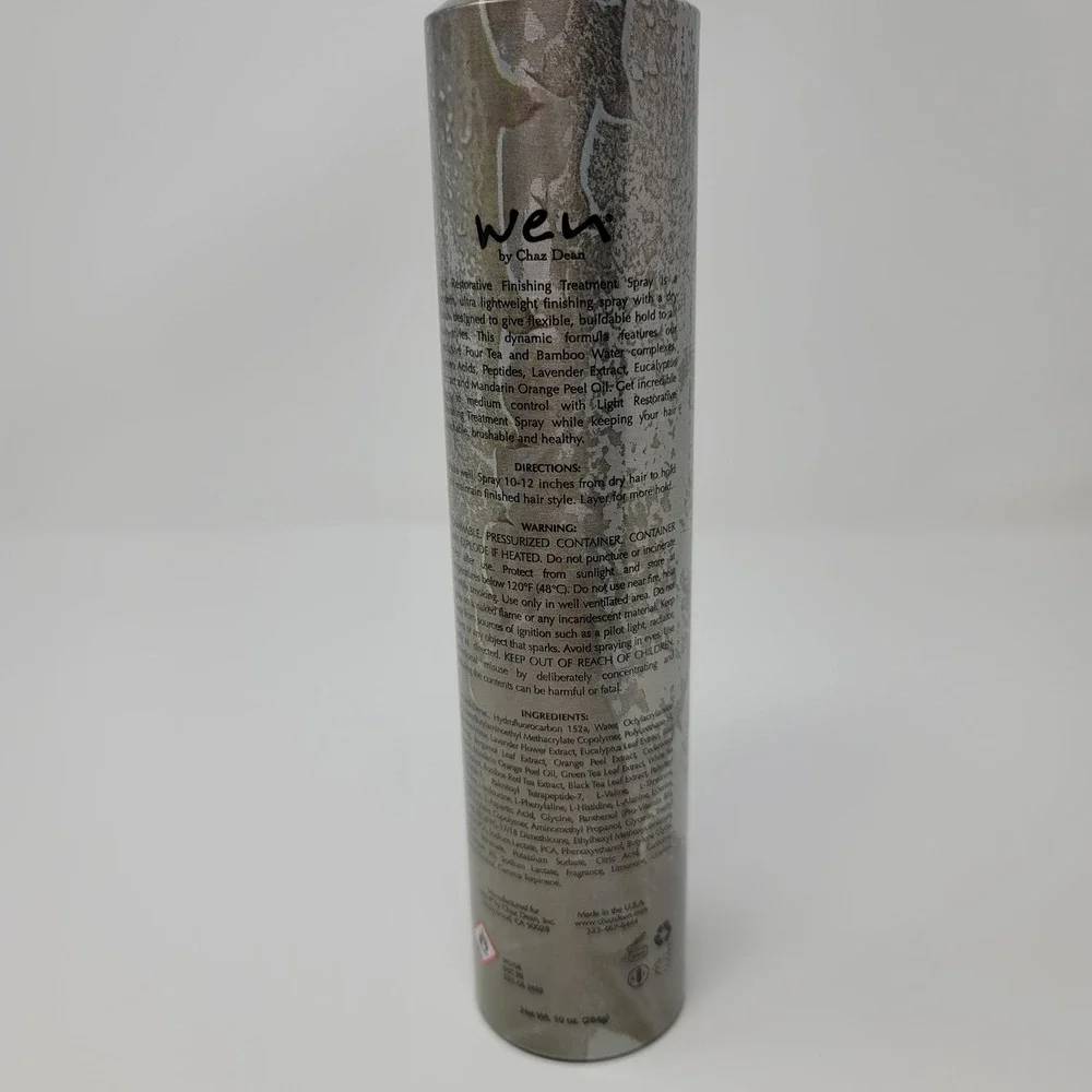 Wen Chaz Dean Light Restorative Finishing Treatment Spray 10oz Flexible Hold New